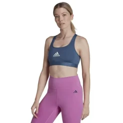 adidas Brassière De Sport^Powerreact Medium-Support BH Bleu