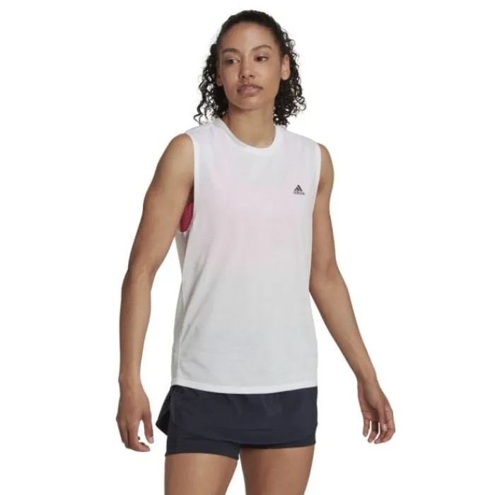 adidas T-shirt Et Manches Longues Running^RI 3B Muscle Tank Blanc