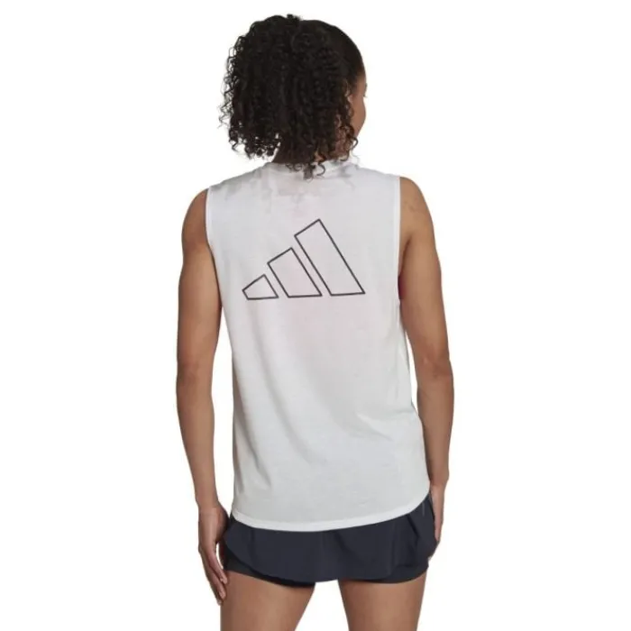 adidas T-shirt Et Manches Longues Running^RI 3B Muscle Tank Blanc