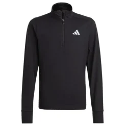 adidas T-shirt Et Manches Longues Running^Run 1/2 Zip Noir