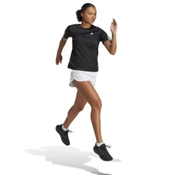 adidas T-shirt Et Manches Longues Running^Run Icons 3-Stripes Short Sleeve Tee Noir