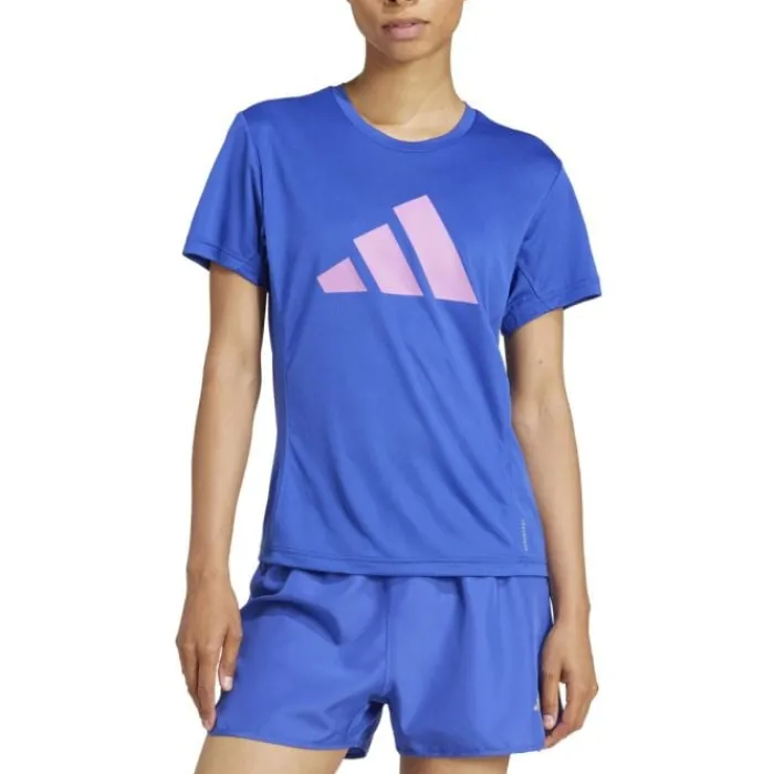 adidas T-shirt Et Manches Longues Running^Run It Tee Mauve