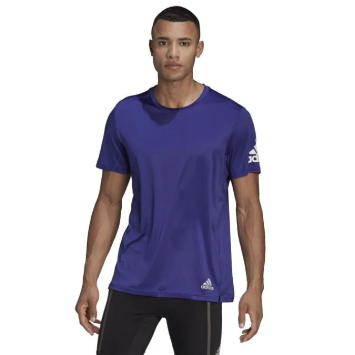 adidas T-shirt Et Manches Longues Running^Run It Tee Mauve
