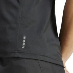 adidas T-shirt Et Manches Longues Running^Run It Tee Noir