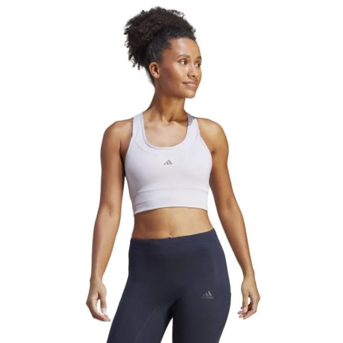 adidas Brassière De Sport^Run Ms Pkt Bra Mauve