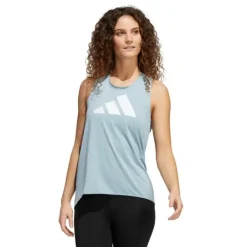 adidas T-shirt Et Manches Longues Running^3-Stripes Logo Tank Top Vert