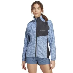 adidas Veste Running^Trail Wind Jacket Bleu