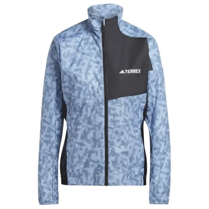 adidas Veste Running^Trail Wind Jacket Bleu