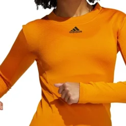adidas T-shirt Et Manches Longues Running^Trn Ls Cold.Rdy Orange