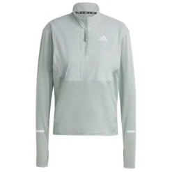 adidas T-shirt Et Manches Longues Running^Ultimate Hivis 1/2 LS Vert