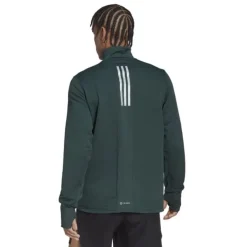 adidas T-shirt Et Manches Longues Running^X-City 1/4 Zip Vert