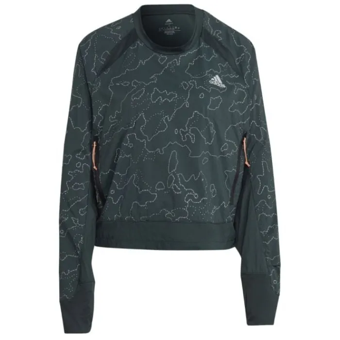 adidas Veste Running^Xcity Cover Up Vert