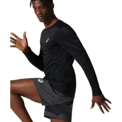 Asics T-shirt Et Manches Longues Running^Core LS Tee Noir