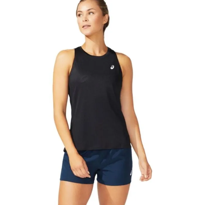 Asics T-shirt Et Manches Longues Running^Core Tank Noir