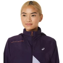 Asics Veste Running^Fujitrail Anorak Mauve