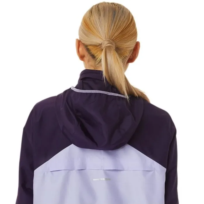 Asics Veste Running^Fujitrail Anorak Mauve