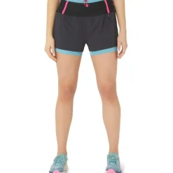 Asics Short Running^FujiTrail 2IN1 Short Noir