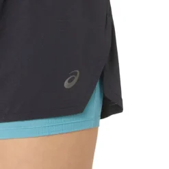 Asics Short Running^FujiTrail 2IN1 Short Noir