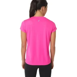 Asics T-shirt Et Manches Longues Running^FujiTrail Logo SS Top Rose