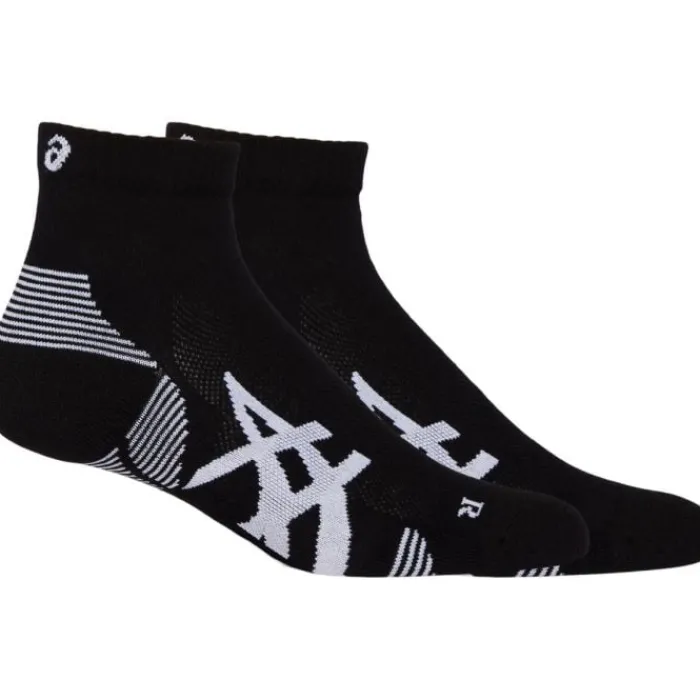 Asics Chaussettes|Chaussettes Running^FujiTrail Run Quarter Sock 2-pack Noir