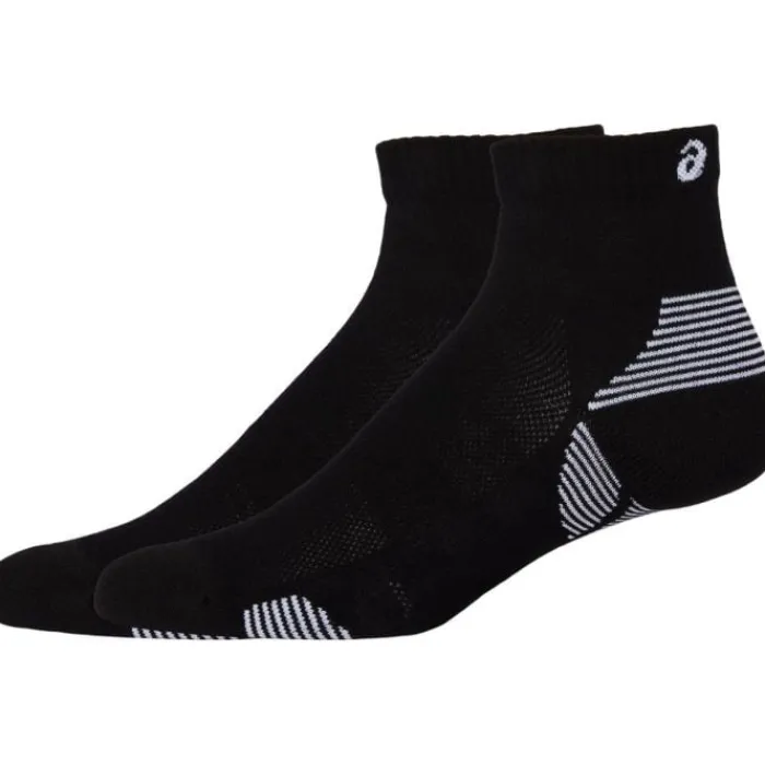 Asics Chaussettes|Chaussettes Running^FujiTrail Run Quarter Sock 2-pack Noir