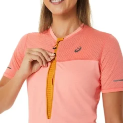Asics T-shirt Et Manches Longues Running^Fujitrail SS Top Orange