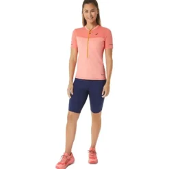 Asics T-shirt Et Manches Longues Running^Fujitrail SS Top Orange