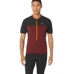 Asics T-shirt Et Manches Longues Running^FujiTrail SS Top Rouge