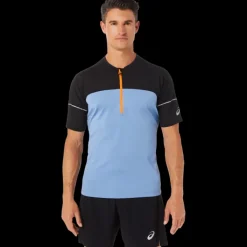 Asics T-shirt Et Manches Longues Running^Fujitrail Top Bleu