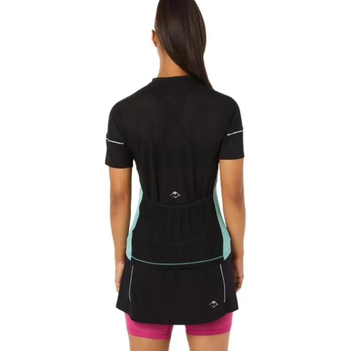 Asics T-shirt Et Manches Longues Running^Fujitrail Top Vert
