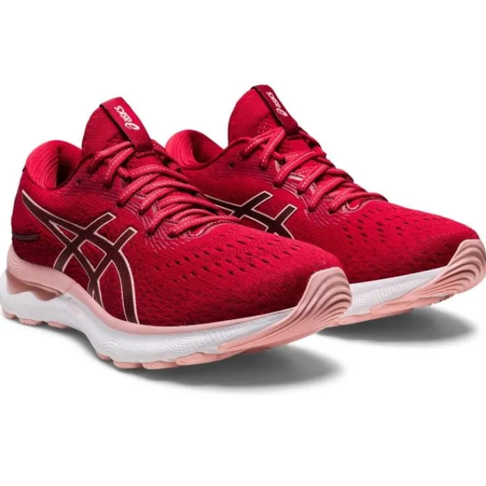 Asics Chaussures Running Neutre|Chaussures Running Entrainement^Gel-Nimbus 24 Rouge