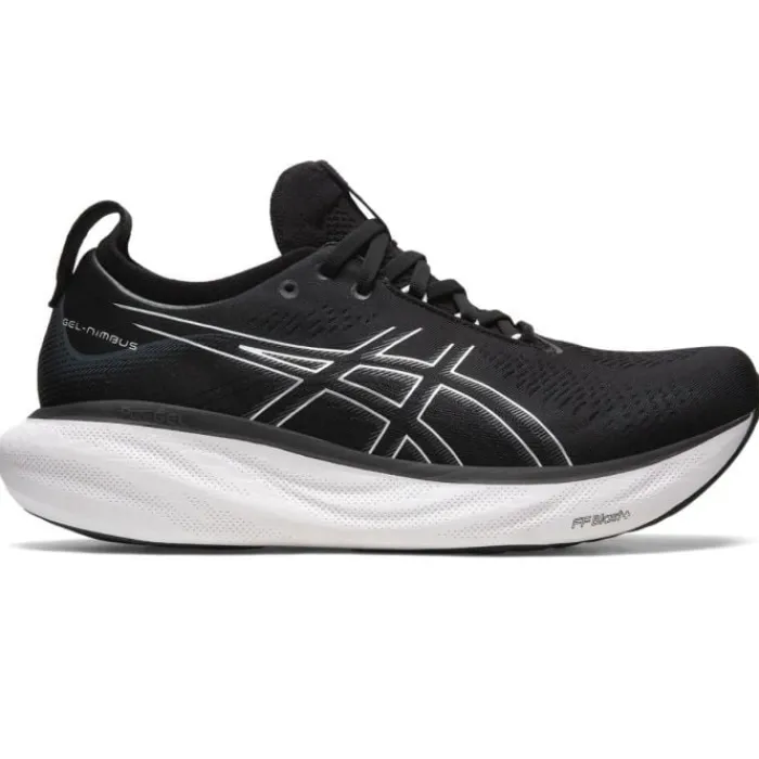 Asics Chaussures Running Neutre|Chaussures Running Entrainement^Gel-Nimbus 25 Wide Noir