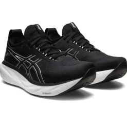 Asics Chaussures Running Neutre|Chaussures Running Entrainement^Gel-Nimbus 25 Wide Noir