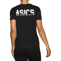 Asics T-shirt Et Manches Longues Running^Katakana SS Top Noir