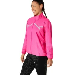 Asics Veste Running^Lite-Show Jacket Rose