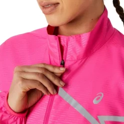 Asics Veste Running^Lite-Show Jacket Rose