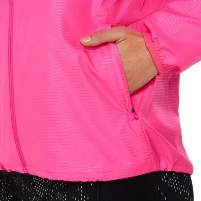 Asics Veste Running^Lite-Show Jacket Rose