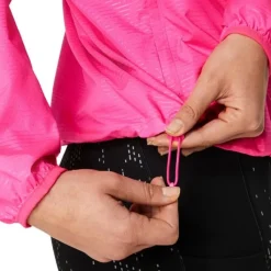 Asics Veste Running^Lite-Show Jacket Rose