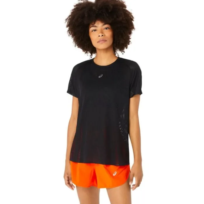 Asics T-shirt Et Manches Longues Running^Metarun SS Top Noir