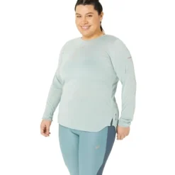 Asics T-shirt Et Manches Longues Running^Nagino Run LS Top Bleu