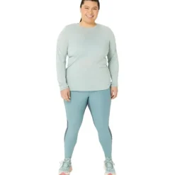 Asics T-shirt Et Manches Longues Running^Nagino Run LS Top Bleu