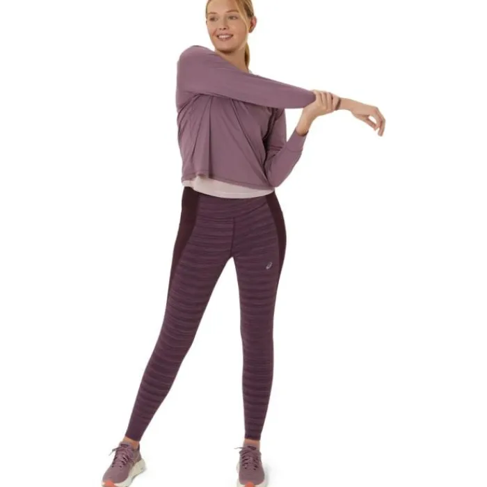 Asics Collant Et Pantalon Running^Nagino Run Tight Mauve
