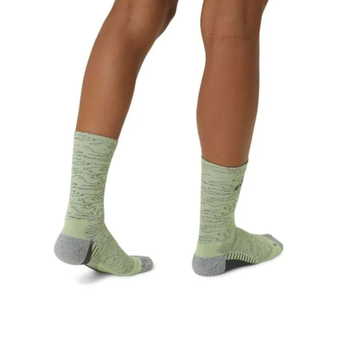 Asics Chaussettes|Chaussettes Running^Performance Run Sock Crew Vert