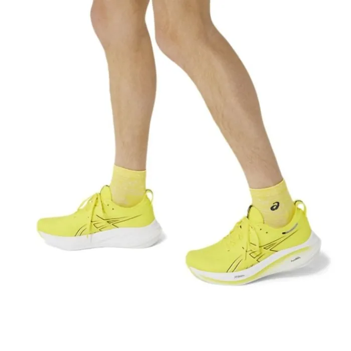 Asics Chaussettes|Chaussettes Running^Performance Run Sock Quarter Jaune