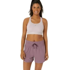 Asics Brassière De Sport^Road Compression Bra Mauve