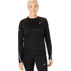 Asics T-shirt Et Manches Longues Running^Road Lite-Show LS Top Noir