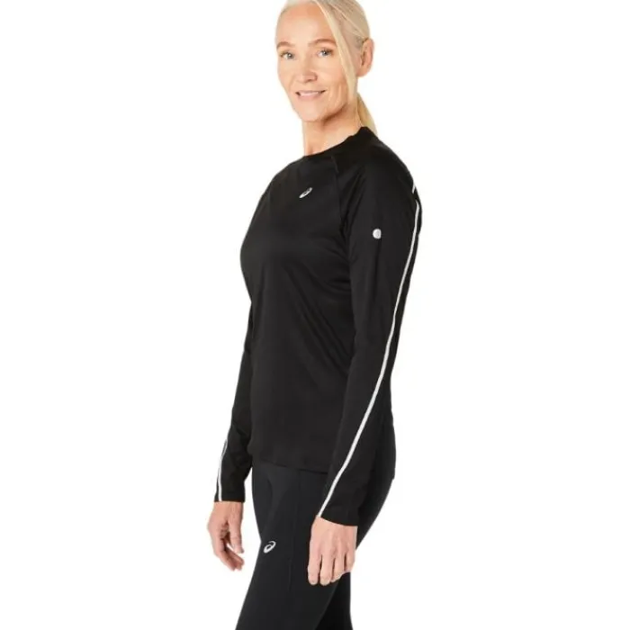 Asics T-shirt Et Manches Longues Running^Road Lite-Show LS Top Noir