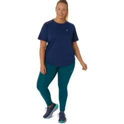 Asics T-shirt Et Manches Longues Running^Road SS Top Bleu