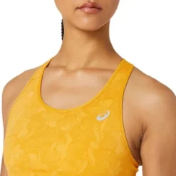 Asics Brassière De Sport^Runkoyo Jacquard Bra Jaune