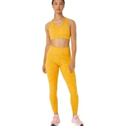 Asics Collant Et Pantalon Running^Runkoyo Jacquard Tight Jaune